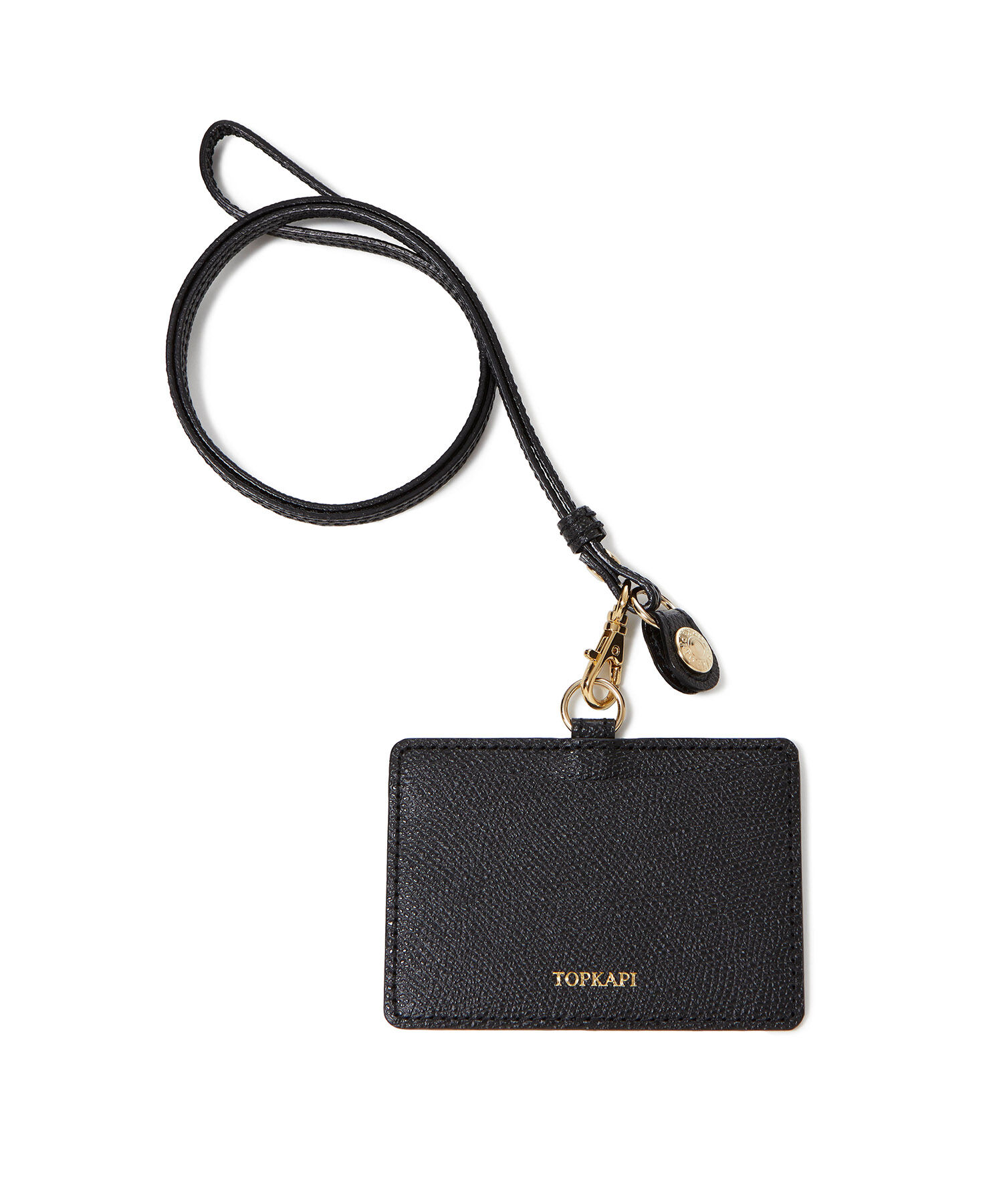 TOPKAPI 「COLORATO［コロラート］角シボ型押し・IDケース」|名刺入れ・カードケース|ブラック