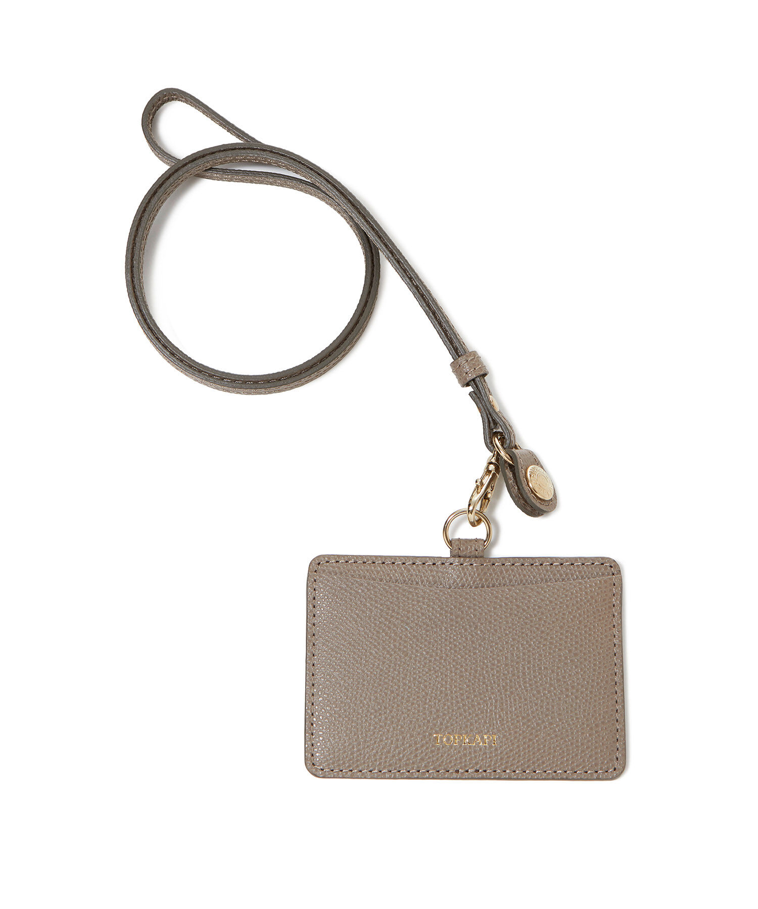 TOPKAPI 「COLORATO［コロラート］角シボ型押し・IDケース」|名刺入れ・カードケース|グレー