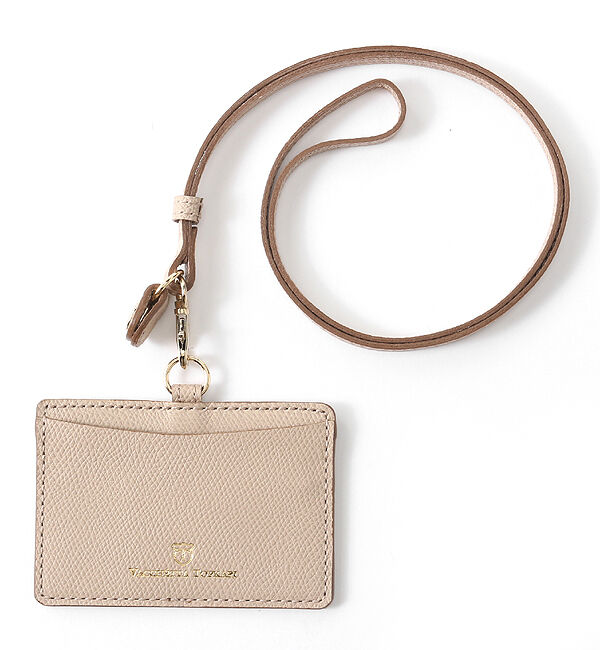 TOPKAPI 「COLORATO［コロラート］角シボ型押し・IDケース」|名刺入れ・カードケース|グレージュ