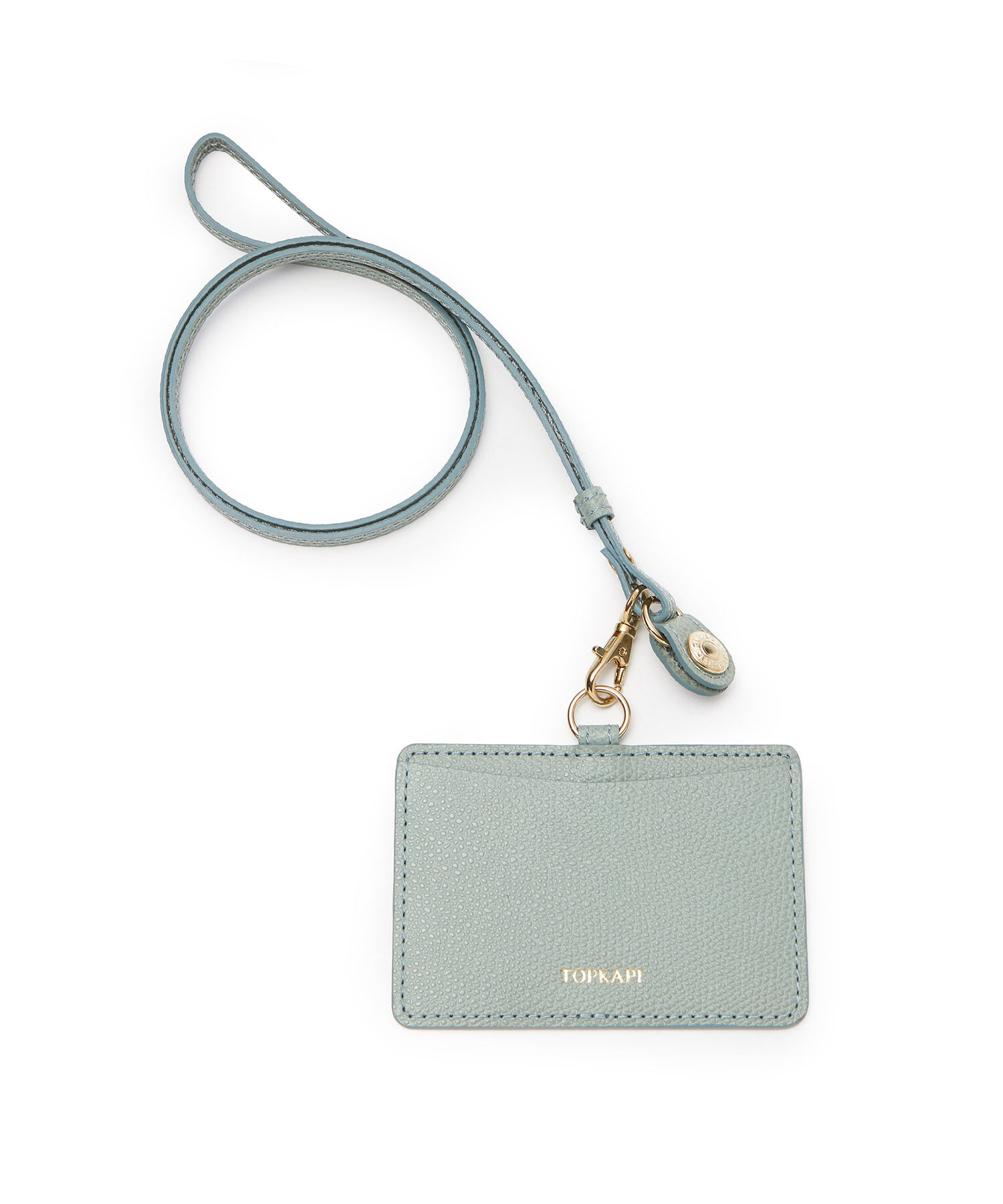 TOPKAPI 「COLORATO［コロラート］角シボ型押し・IDケース」|名刺入れ・カードケース|グリーングレー