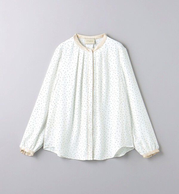 UNITED ARROWS「バイカラー パイピング ブラウス」|シャツ・ブラウス|