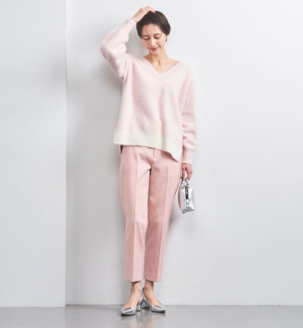 UNITED ARROWS「フォックス カシミヤ Vネック ニット」|ニット・セーター|