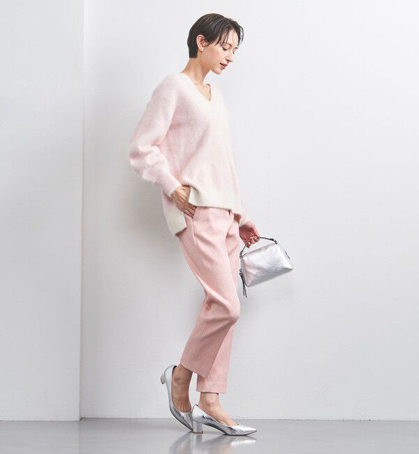 UNITED ARROWS「フォックス カシミヤ Vネック ニット」|ニット・セーター|