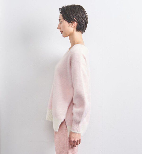 UNITED ARROWS「フォックス カシミヤ Vネック ニット」|ニット・セーター|