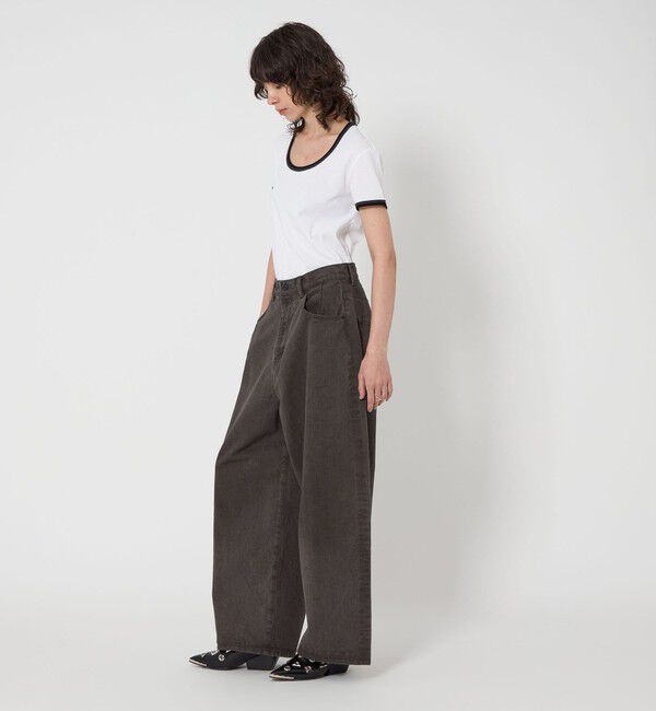 ASTRAET「＜ASTRAET＞BIG バルーン カラーデニムパンツ UNISEX」|デニム|
