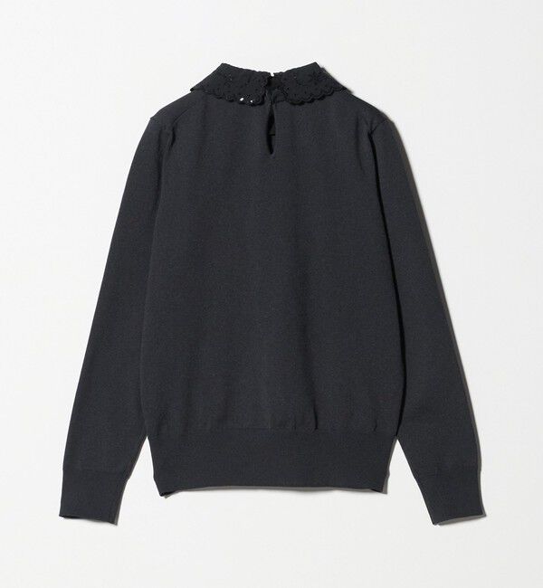 UNITED ARROWS「レディー フラワービジュー ニット‐ ウォッシャブル‐」|ニット・セーター|