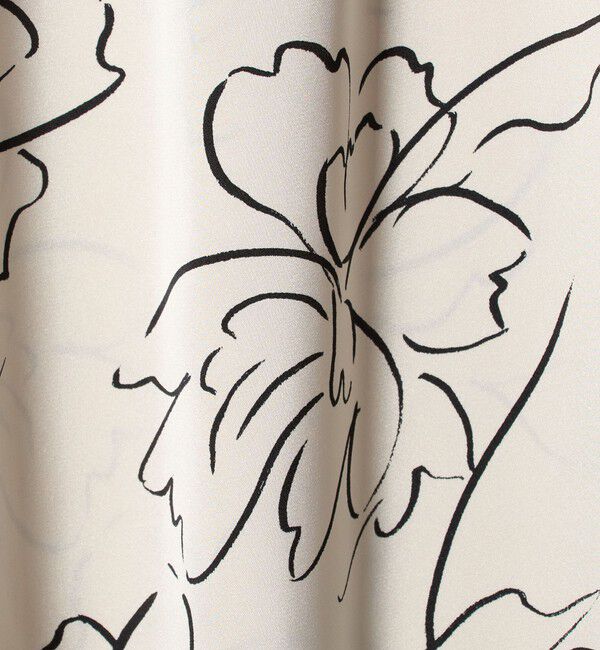 UNITED ARROWS「アブストラクトフラワー パンツ ‐ウォッシャブル‐」|チノ|