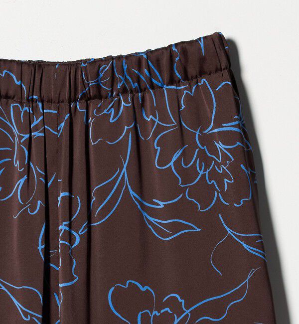 UNITED ARROWS「アブストラクトフラワー パンツ ‐ウォッシャブル‐」|チノ|