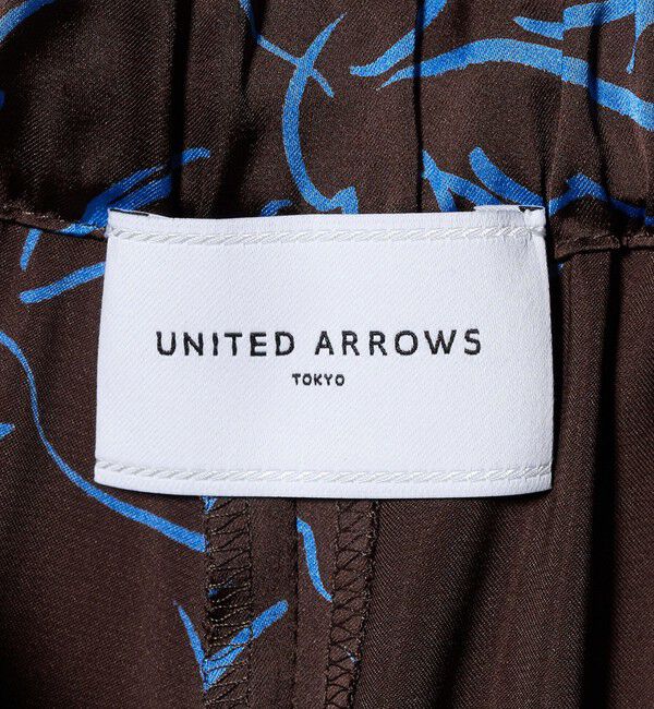 UNITED ARROWS「アブストラクトフラワー パンツ ‐ウォッシャブル‐」|チノ|