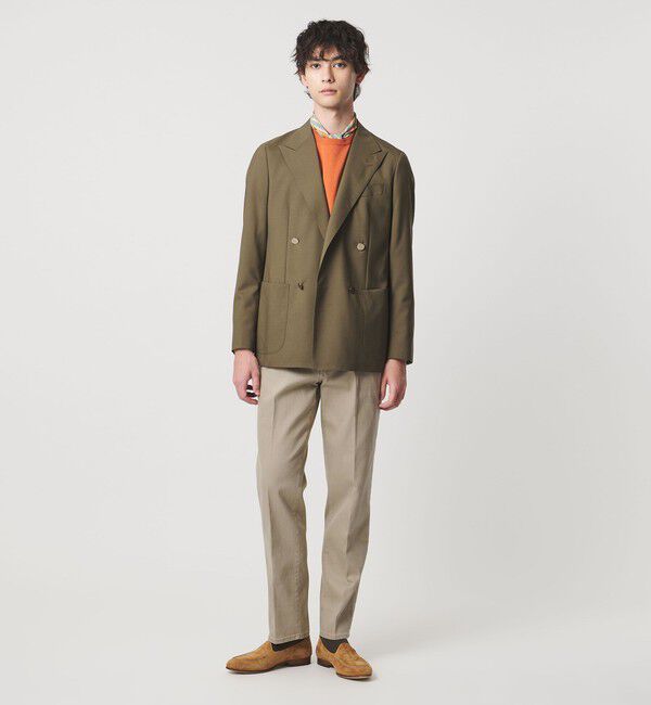 UNITED ARROWS「ドリル 5ポケット  ベーシック テーパード ノープリーツ パンツ」|チノ|