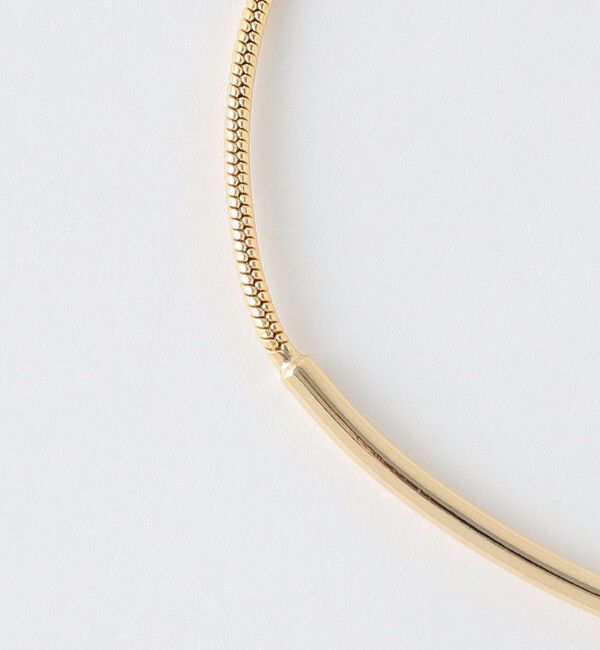 UNITED ARROWS green label relaxing「バー＆スネークチェーン チョーカー ネックレス」|ネックレス|