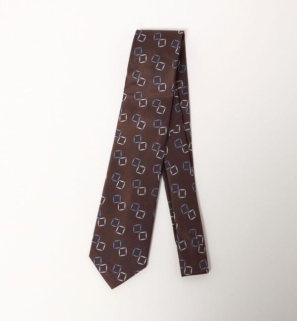 UNITED ARROWS green label relaxing「GLR シルク2 8.0cm コモン2 ネクタイ」|ネクタイ・蝶ネクタイ|DK.BROWN