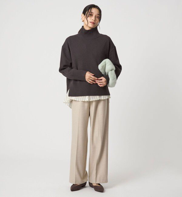 UNITED ARROWS green label relaxing「［size SHORT/TALLあり］ニーハイフレアパンツ ウラキモウ」|その他|