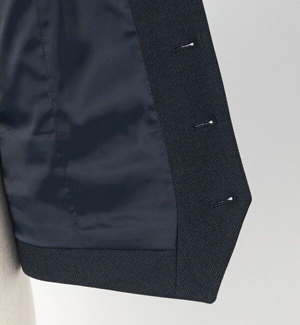 UNITED ARROWS green label relaxing「A+ TWPU バーズアイ 5B スリム ベスト -ウォッシャブル-」|ベスト・ジレ|