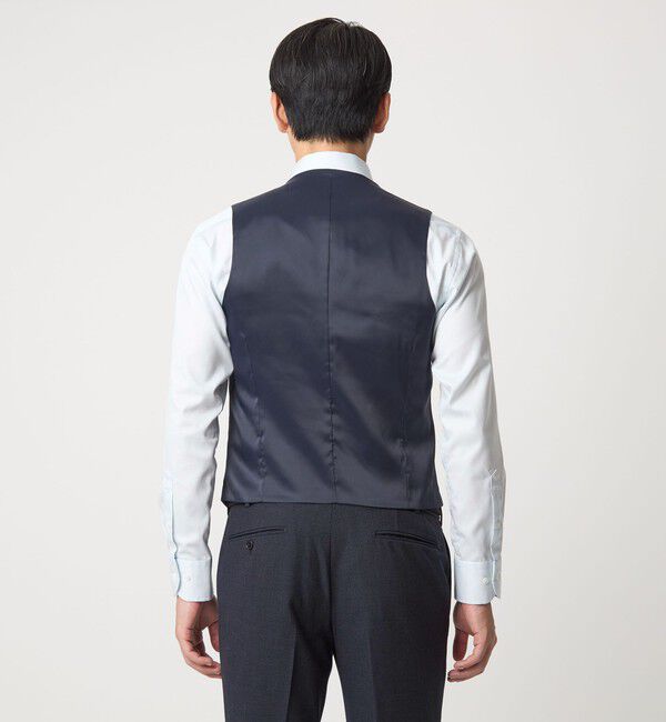 UNITED ARROWS green label relaxing「A+ TWPU バーズアイ 5B スリム ベスト -ウォッシャブル-」|ベスト・ジレ|