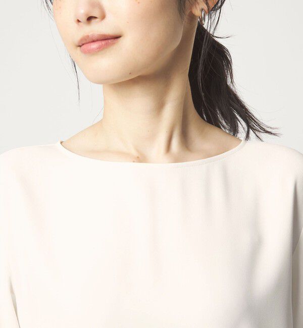 UNITED ARROWS green label relaxing「クルーネック ブラウス 2 マシンウォッシャブル UVカット」|シャツ・ブラウス|