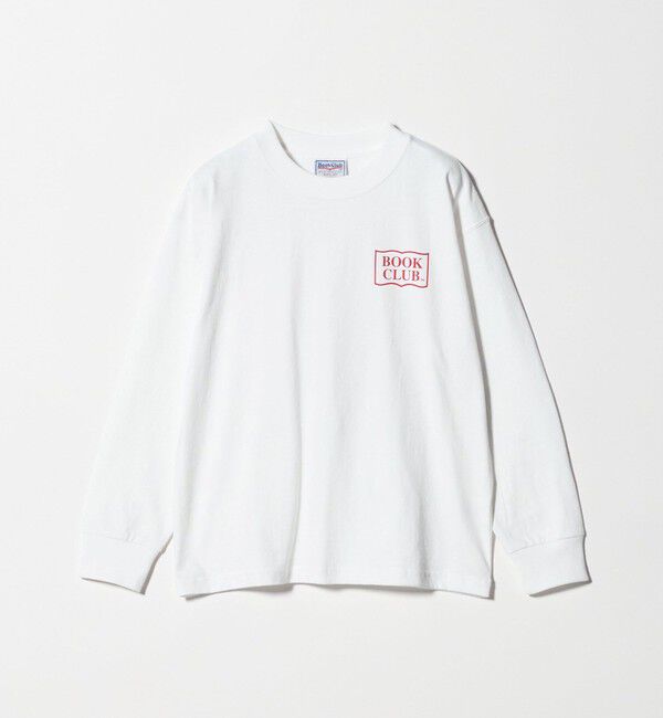 UNITED ARROWS green label relaxing「【別注】＜BOOK CLUB＞ロゴ ロングスリーブTシャツ / キッズ  140cm-150cm」|Tシャツ・カットソー|WHITE