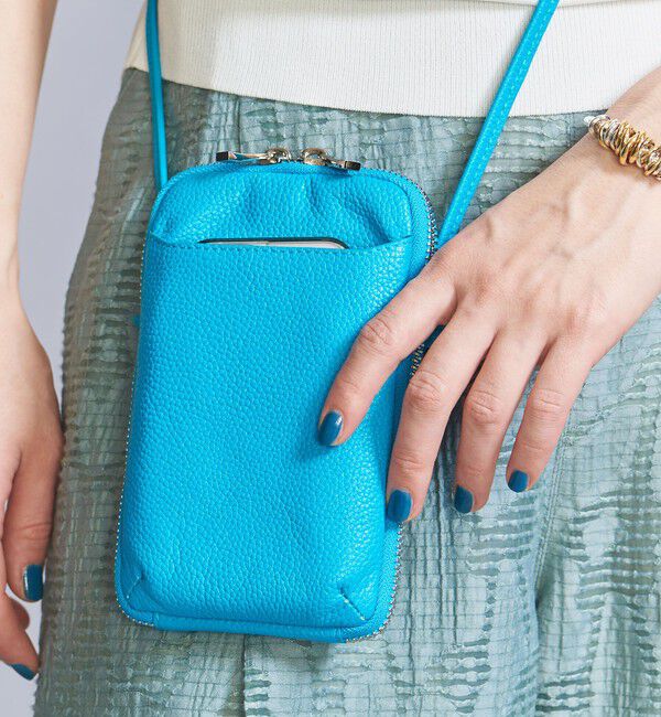 BEAUTY&YOUTH UNITED ARROWS「レザー ジップスリム ウォレットショルダー」|ショルダー・メッセンジャー|