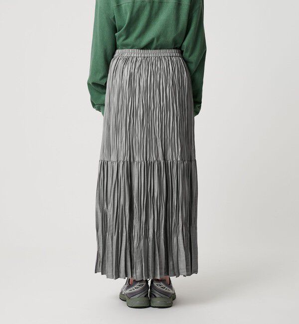 【新品用】BEAUTY&YOUTH ポリエステル チンツプリーツスカート ポリエステル チンツプリーツ スカート（BEAUTY&YOUTH UNITED ARROWS