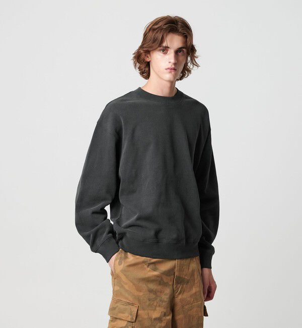 MONKEY TIME「オゾンウォッシュ フレンチテリー クルーネック スウェット」|Tシャツ・カットソー|