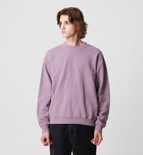 MONKEY TIME「オゾンウォッシュ フレンチテリー クルーネック スウェット」|Tシャツ・カットソー|LILAC