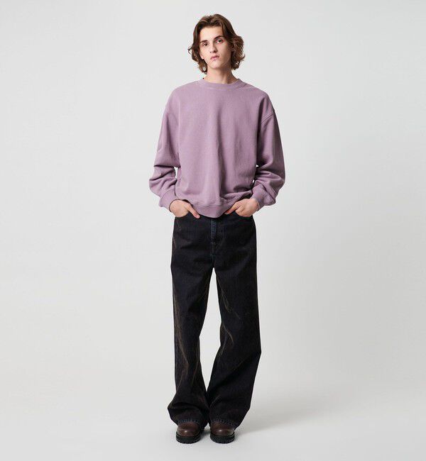 MONKEY TIME「オゾンウォッシュ フレンチテリー クルーネック スウェット」|Tシャツ・カットソー|