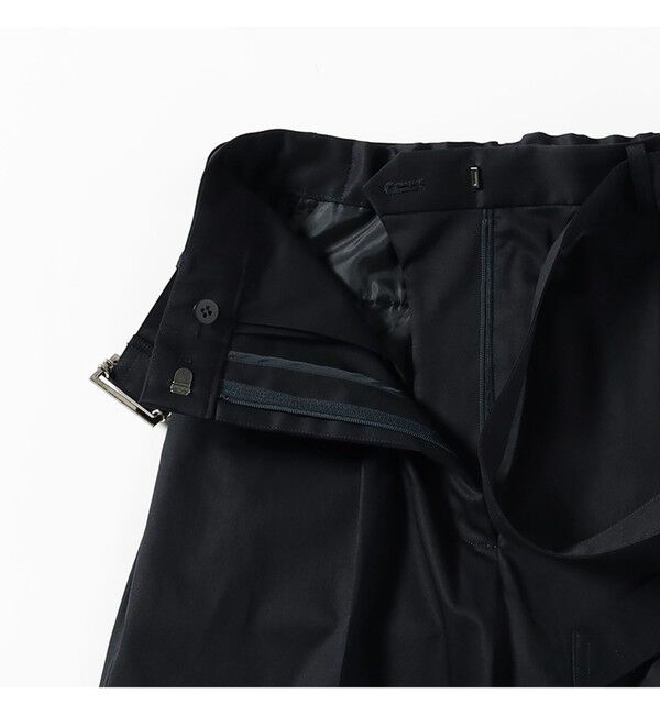 Demi-Luxe BEAMS 「Oggi &times; Demi-Luxe BEAMS / コットン ベルテッドパンツ」|チノ|