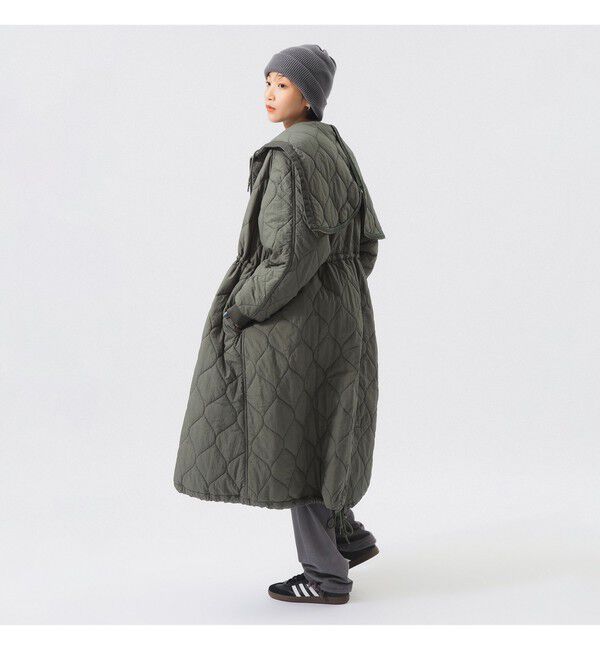 BEAMSBOY「ナイロン キルティング フード コート」|ダッフルコート|