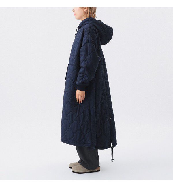 BEAMSBOY「ナイロン キルティング フード コート」|ダッフルコート|