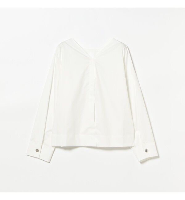 Demi-Luxe BEAMS 「バックオープン コットンブラウス」|シャツ・ブラウス|