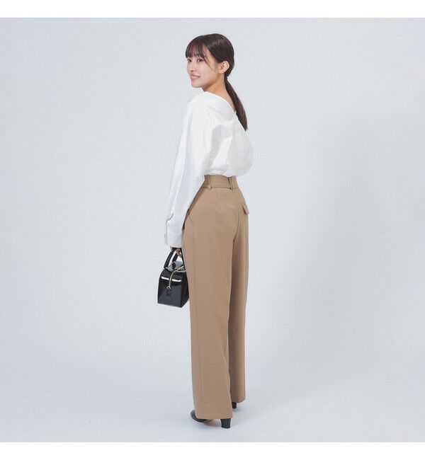 Demi-Luxe BEAMS 「バックオープン コットンブラウス」|シャツ・ブラウス|