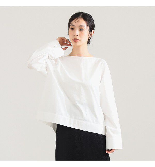 Demi-Luxe BEAMS 「バックオープン コットンブラウス」|シャツ・ブラウス|