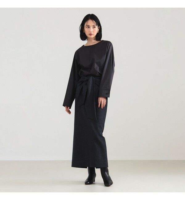 Demi-Luxe BEAMS 「バックオープン コットンブラウス」|シャツ・ブラウス|