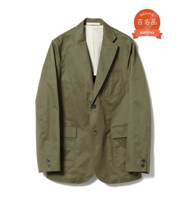 BEAMS PLUS「BEAMS PLUS / コットンツイル 3ボタン ジャケット」|その他|OLIVE