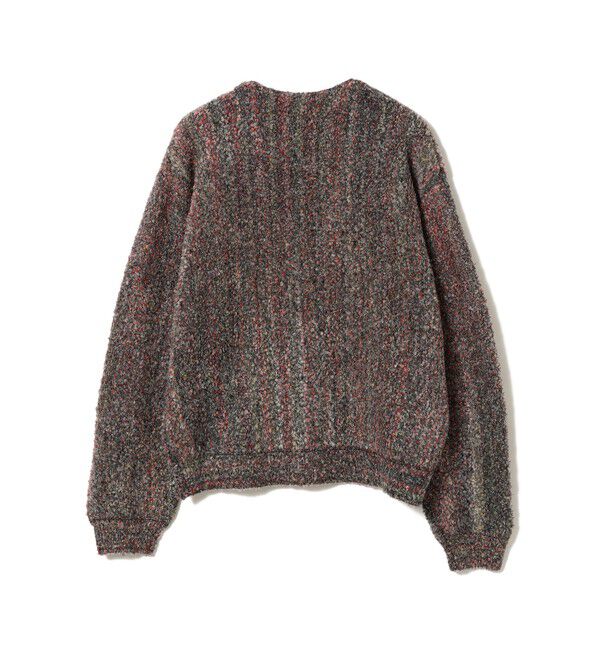 BEAMS「5ゲージ ブークレ カーディガン」|ニット・セーター|