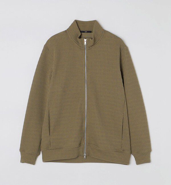 SHIPS「SHIPS: クォーター ゲージ ハイジップ スタンドブルゾン カーディガン」|カーディガン|
