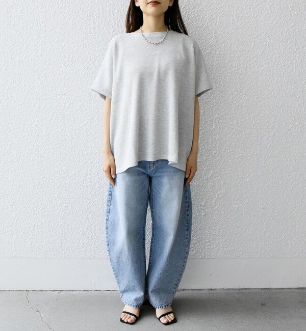 SHIPS any「【WEB限定】SHIPS any:〈洗濯機可能〉ワッフル ワイド TEE」|Tシャツ・カットソー|