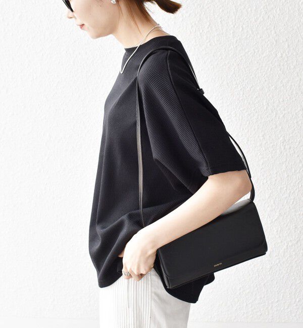 SHIPS any「【WEB限定】SHIPS any:〈洗濯機可能〉ワッフル ワイド TEE」|Tシャツ・カットソー|