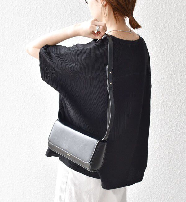 SHIPS any「【WEB限定】SHIPS any:〈洗濯機可能〉ワッフル ワイド TEE」|Tシャツ・カットソー|