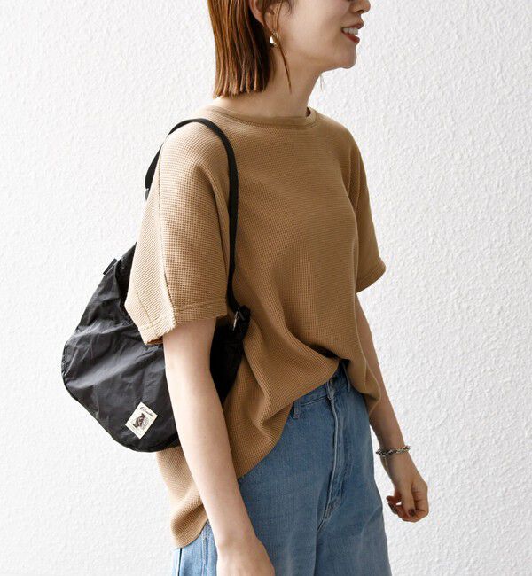 SHIPS any「【WEB限定】SHIPS any:〈洗濯機可能〉ワッフル ワイド TEE」|Tシャツ・カットソー|