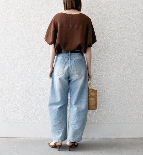 SHIPS any「【WEB限定】SHIPS any:〈洗濯機可能〉ワッフル ワイド TEE」|Tシャツ・カットソー|