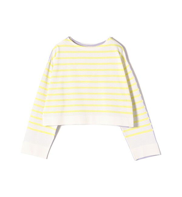 SHIPS for women「〈手洗い可能〉前後2WAY TOKUSHIMA ボーダー ニット 24SS ◇」|ニット・セーター|