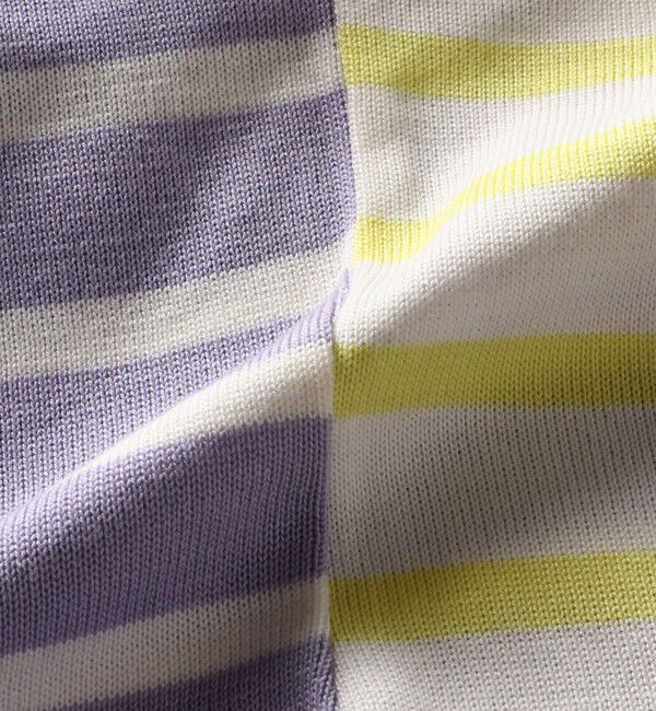 SHIPS for women「〈手洗い可能〉前後2WAY TOKUSHIMA ボーダー ニット 24SS ◇」|ニット・セーター|