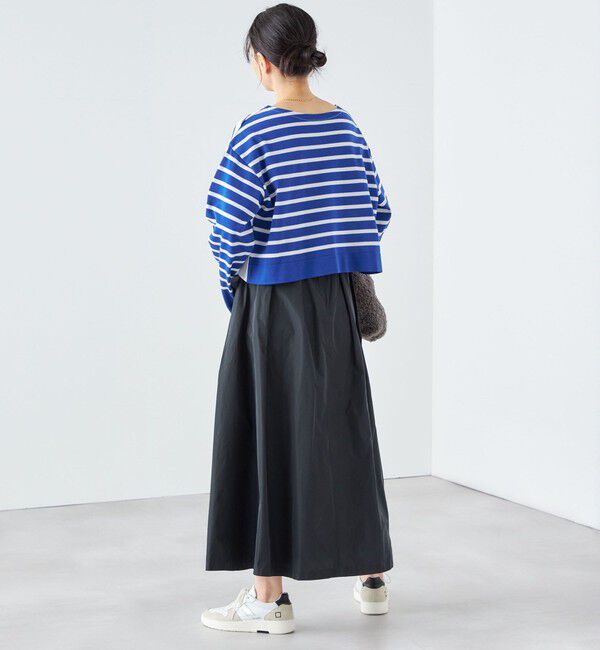 SHIPS for women「〈手洗い可能〉前後2WAY TOKUSHIMA ボーダー ニット 24SS ◇」|ニット・セーター|