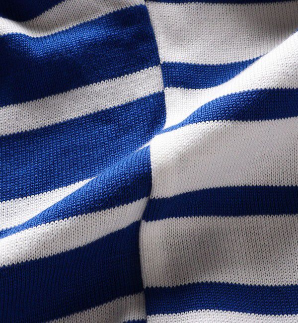 SHIPS for women「〈手洗い可能〉前後2WAY TOKUSHIMA ボーダー ニット 24SS ◇」|ニット・セーター|