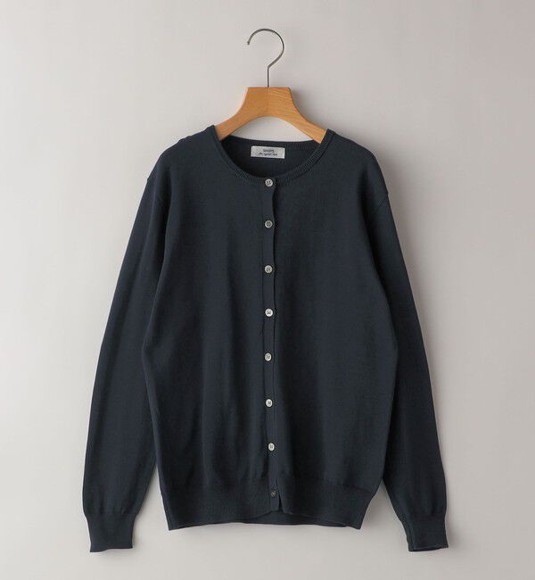 SHIPS KIDS「SHIPS KIDS:140～150cm / 14GG クルーネック カーディガン」|カーディガン|