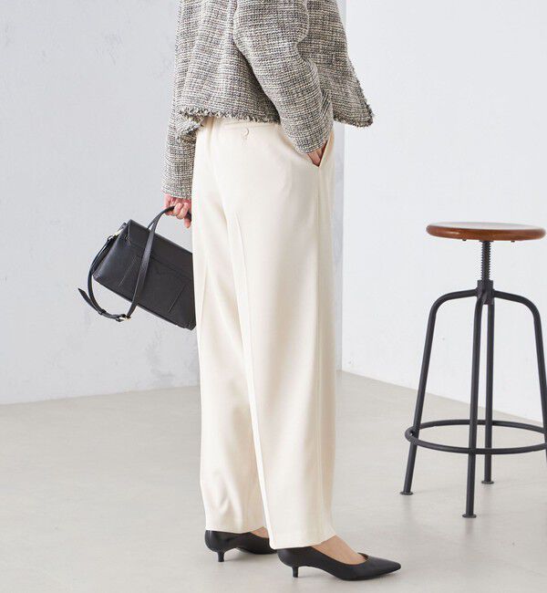 SHIPS for women「〈手洗い可能〉強撚 へビー ツイル ストレート パンツ 24SS ◇」|その他|