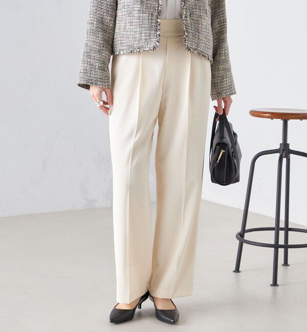 SHIPS for women「〈手洗い可能〉強撚 へビー ツイル ストレート パンツ 24SS ◇」|その他|