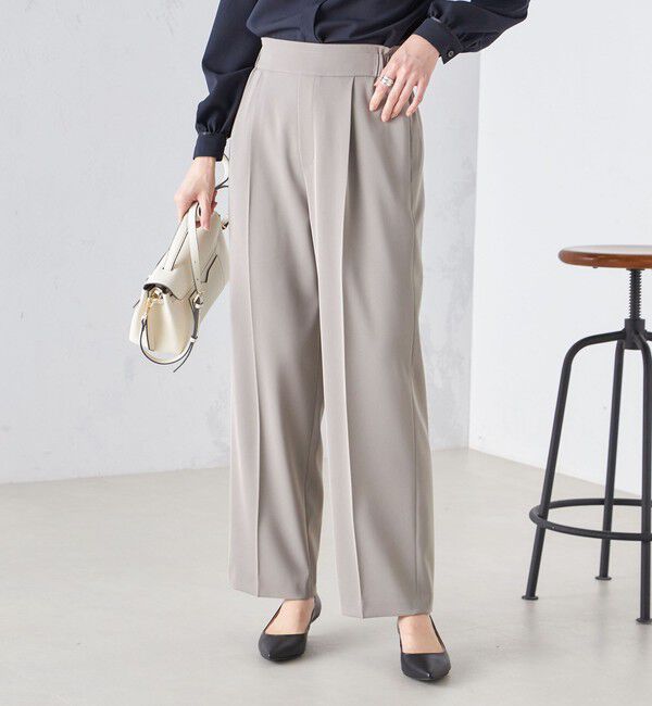 SHIPS for women「〈手洗い可能〉強撚 へビー ツイル ストレート パンツ 24SS ◇」|その他|