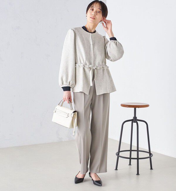 SHIPS for women「〈手洗い可能〉強撚 へビー ツイル ストレート パンツ 24SS ◇」|その他|